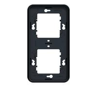 Cadre 2 postes vertical encastré IP55 IK08 gris Appareillage étanche sup IP55 Mureva Styl - MUR34151 - Schneider