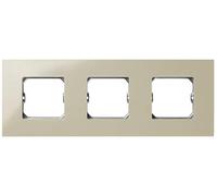 Cadre 3 éléments 85 x 233 mm couleur ivoire, idéal pour encadrer des œuvres d'art et des photos en décoration intérieure.