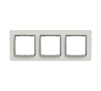 Cadre 3 positions, verre blanc Sedna Design et Elements SDD360803