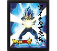 Cadre 3D lenticulaire Pyramid Dragon Ball Super Overpowered Team Up Multicolore 20,5x4,5x25,5 cm