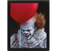 Cadre 3D lenticulaire Pyramid It Pennywise Evil Flip Noir 29x4x24 cm