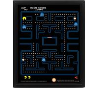 Cadre 3D lenticulaire Pyramid Pac-Man Maze Noir 20,5x4,5x25,5 cm