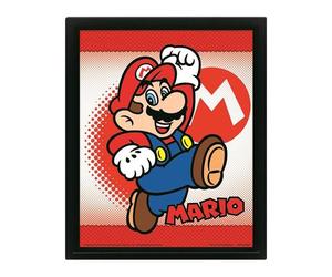 Cadre 3D - SUPERMARIO - Mario Yoshi - Multicolore - Design coloré - Pour adultes et enfants