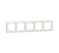 Cadre 5 postes blanc SEDNA DESIGN SDD311805