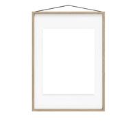 MOEBE Cadre en chêne Moebe 50x70 cm Transparent. Bois. Noir