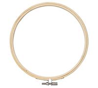 Cadre de broderie en bois Ø 15 cm Ivoire G