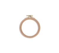 Prym Cadre à broder Love 610630 avec vis en bois de hêtre 8 mm Ø 10 cm Naturel