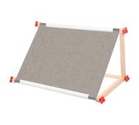 Cadre à broder rectangulaire en bois - Rectangle réglable - Sans bavures - Lisse et léger - Idéal pour la broderie, les œuvres d'art, les outils de bricolage (M, couleur du protocole)