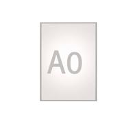 Cadre à clapets standard Maul - A0 - Aluminium - Argent