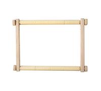 Cadre à clipser en bois rectangulaire réglable, Bois, marron, 30x48 cm