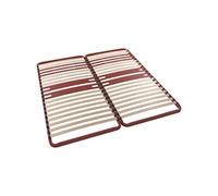Sommier cadre métal à lattes 5 zones 4 cm Morpho, BULTEX
