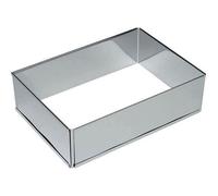 Cadre à pâtisserie extensible - LARES - Rectangle - Inox - Longueur 32 à 46 cm - Hauteur 7.5 cm