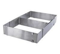 Cadre à Pâtisserie Inox "Extensible" 44cm Argent Argent G
