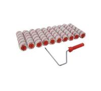 Cadre À Rouleau Silverline Et 10 Manchons Outils De Décoration DIY 254Mm