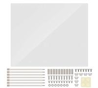 Cadre Acrylique pour Carte à Mites ATX, Cadre Transparent Ouvert, Support de Base de Bricolage pour Boîtier D'ordinateur Overlock de 4 Mm, Banc D'essai pour PC, pour les Tests, L'overclocking ou les J