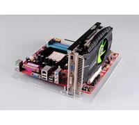 Cadre Acrylique Pour Carte Mère M-Atx Open Frame Transparent Acrylique Overlock Case Computer Base De Base Bricolage Pour Carte Mère M-Atx Pratique Pour Les Tests,L'Overclocking Ou Les Jeux