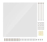 Cadre Acrylique pour Carte mère M-ATX Open Frame Transparent Acrylique Overlock Case Computer Base de Base Bricolage pour Carte mère M-ATX Pratique pour Les Tests, l'overclocking ou Les Jeux
