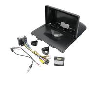 Cadre Adaptateur de façade de châssis de Voiture 9 Pouces, boîtier Canbus, kit de Panneau Radio Compatible avec Peugeot Expert Compatible avec Citroën Jumpy Facade d'Autoradio(Frame Cable Set)