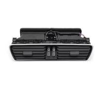 Cadre Aération Auto Compatible Avec VW Pour Passat B6 B7 2006 2007 2008 2009 2010 2011 Bouches Sortie D'air Conditionné En Chrome Noir Peinture Piano