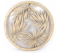 Cadre ajouré en bois rond à décorer Feuillage - Ø 40 cm - Graine Créative Beige G