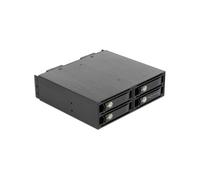 DeLOCK 47235 Obturateur de Baie de Lecteur 13,3 cm (5.25") Plateau de Stockage de disques Noir