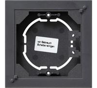 Cadre AP 1x anth - Douille plate 1 fois 021928