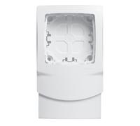 Legrand Cadre d'appareillage saillie DLPlus 1 poste pour pose le long des moulures ép. 12,5 mm Blanc