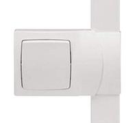 Legrand Cadre 1 poste DLPlus – pose le long des moulures – hauteur 20 mm – blanc