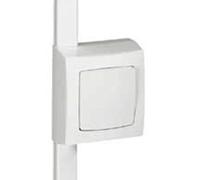 Cadre appareillage saillie 1 poste pour pose sur moulure DLPlus épaisseur 20mm - blanc