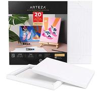 Cadre Arteza DIY, bloc de papier d'art pour médias mixtes, 20.4x28.01 cm, 20 feuilles, papier pour multi médias épais, 228 lb, 370 g/m², sans acide, bloc en cellulose pour la peinture et arts mixtes