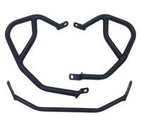 cadre barre crash bars bar Pour BMW F750GS F850GS 2018 - 2023 Protection De Pare Chocs Noir Et Argent Accessoires Moto Barres Moteur(Lower Black)