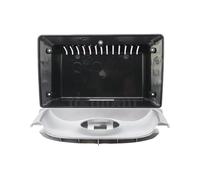 Cadre B'autoradio Adaptateur Cadre Tableau Bord Voiture 9 Pouces Décodeur Android Kit Radio pour Peugeot 206 2004-2008 Panneau Autoradio(B Only Frame)