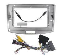 Cadre B'autoradio Adaptateur Fascia Cadre Boîte Canbus Décodeur Radio Tableau Bord Kit Panneau Montage pour Magotan CC pour Passat B6 B7 Panneau Autoradio(Frame Cable Canbus)