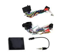 Cadre B'autoradio Cadre D'adaptateur Panneau D'autoradio 9 pour A3 8P 2003-2012 Couvercle D'écran Audio Kit Boîte Décodeur Canbus Panneau Autoradio(Cable-canbus)