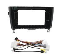 Cadre B'autoradio Cadre D'autoradio pour Qashqai pour J11 pour X-Trail pour Rogue 2013-2018 10 Pouces Panneau 2DIN Faisceau Décodeur Canbus Panneau Autoradio(Frame Cable canbus-A)