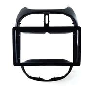 Cadre B'autoradio Cadre Tableau Bord Voiture 9 Pouces 2 Din Panneau Radio DVD Navigation pour Peugeot 206 2000 - 2010 Android Panneau Autoradio(Only Frame)