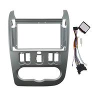 Cadre B'autoradio Kit Panneau Montage Tableau Bord Radio Fascia Cadre Voiture pour Logan pour Duster pour Lada pour Largus pour NP200 Panneau Autoradio(B Mod Full Set)
