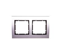 Cadre Berker B.3 aluminium/anthracite double 10123004