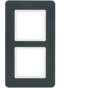 Cadre Berker Q.7 2 plis anthracite velours Q.1/Q.3/Q.7 10126186