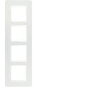 Cadre Berker Q.7 4 plis blanc velours Q.1/Q.3/Q.7 10146189
