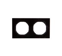 Cadre Berker R.3 double verre, noir 10122216