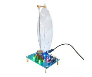 Cadre bleu robuste 5 V lévitation électromagnétique Swing Build Kit de construction à LED Effet de lumière LED Projet de soudure pour étudiant physique
