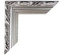 cadre bois argent moulure 57 x 67 cm Gris G