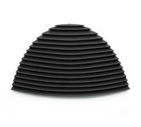 Cadre Bouche d'Aération Compatible avec Benz W211 2003 2004 2005 2006 2007 2008 Grille D'aération Centrale pour Tableau Bord Avant Voiture 21183000547371(Black-Speaker Cover)