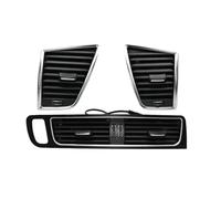 Cadre Bouche d'Aération Compatible avec Q5 2009 2010 2011 2012 2013 2014 2015 2016 2017 Sortie Climatisation Avant Accoudoir Central Ensemble Ventilation Voiture 8R1-820-902(A Set 3pcs)