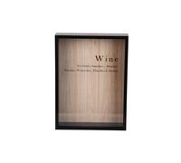 Cadre bouchon Present Time Momentum Noir 30x40x8 cm