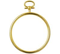 Cadre Broderie CERCLE D'OR Outil De Couture ca. 7 cm Tambour Broderie Support Point De Croix Activité Manuelle Adulte DIY Art And Craft Cross Stitch Embroidery
