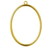 Cadre Broderie OR OVALE Outil De Couture ca. 6 x 8 cm Tambour Broderie Support Point De Croix Activité Manuelle Adulte DIY Art And Craft Cross Stitch Embroidery