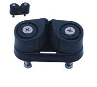 Cadre Ca Me Kayak - Pince De Corde en Plastique Dur, Taquet De Ligne Marine Noire | Conceptions De Mâchoires À Double Trous, Gréement De Réformateur De Pilates, Configuration Facile De La Tension,