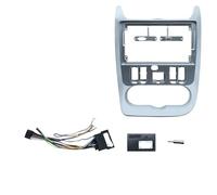Cadre Cadre d'autoradio Compatible avec Renault Logan, Sandero, Lada Largus, Dacia Duster, Panneau stéréo 9 Pouces, Faisceau de câbles d'alimentation Facade d'Autoradio(Frame Cable canbus-1)